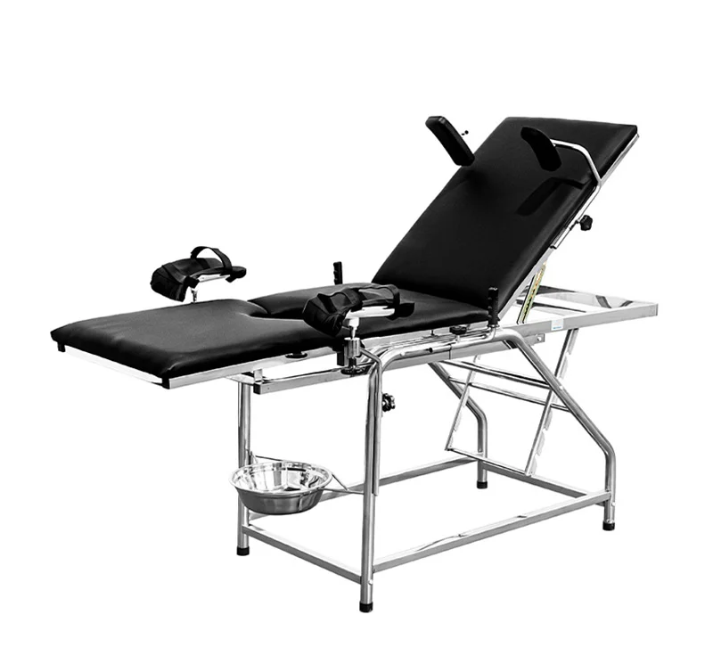 Mesa De Exploración Ginecológica Manual Acero Inox MC-C03
