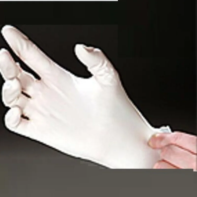 
			Guantes de examen de látex		
