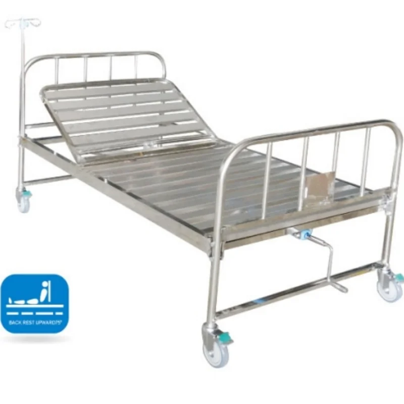 
			Cama de hospital manual de 1 función MK-T1 (acero inoxidable)		