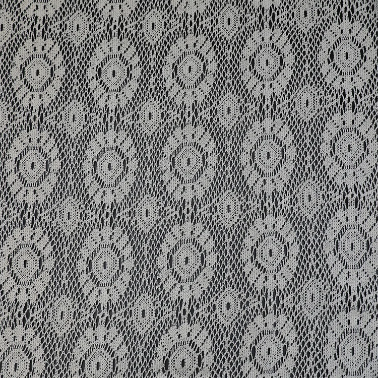 Suppliers In Wholesale Home Decor Fancy Elegant Rib Tulle Sheer Voile White Living Room Gauze Sheer Warp Knit Fabric Polyester, Factory