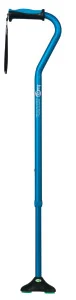 Hugo Ergonomic Offset Handle Cane with QuadPod Cane Tip | Small Base | Quad Cane | Canes | Mobility | Products | Henyuan Medical