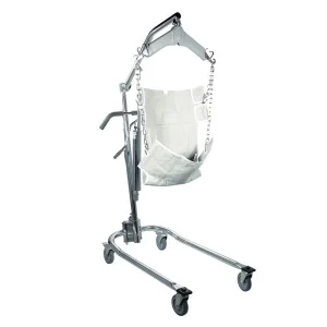 Hydraulic Deluxe Chrome-Plated Patient Lift | Lifts | Patient Room | Products | Henyuan Medical