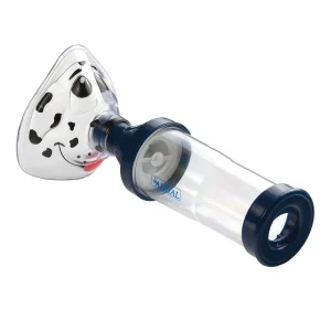 Airial Spotz® the Dog Mask with Meter Dose Inhaler Chamber | Pediatric | Metered Dose Inhaler Spacer With Mask | Aerosol Therapy | Respiratory | Products | Henyuan Medical