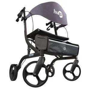 Hugo eXplore Side-Fold Rolling walker with a Seat | 4-Wheel Rollators | Rollators | Mobility | Products | Henyuan Medical