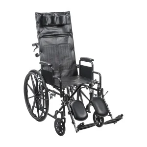 Silver Sport Recliner with Vinyl Upholstery | Standard | Reclining Wheelchairs | Wheelchairs | Mobility | Products | Henyuan Medical