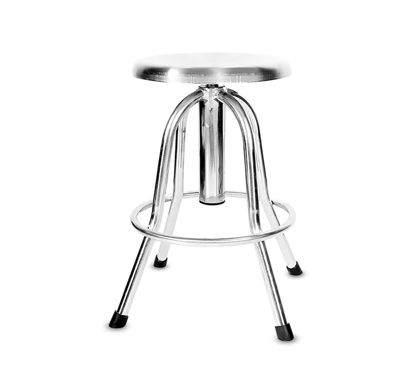 Medical Hospital Stainless Steel Nurse Stool With Four Casters