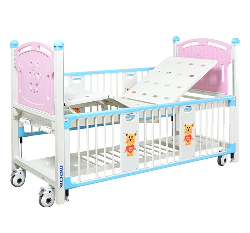 YA-PM2-3 Manual Cartoon Hospital Pediatric Bed 