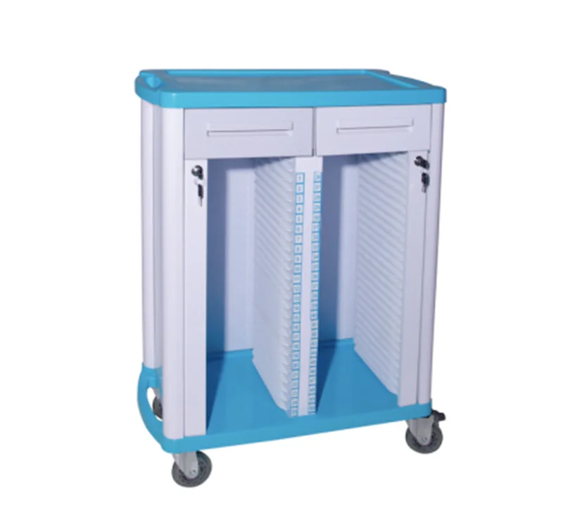 Hospital Patient Files Trolley With Drawer