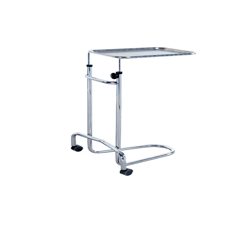 Double Post mayo instrument stand Stainless Steel Tray 