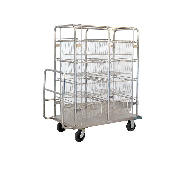 Sterilization Basket Trolley Double Column