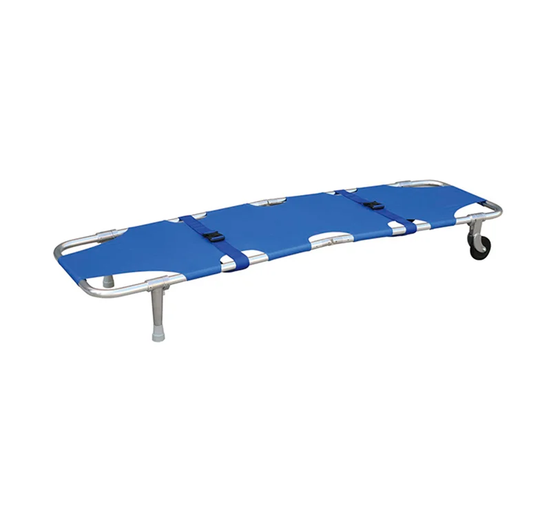 YA-ES01A Aluminium Emergency Folding Stretcher With Wheels