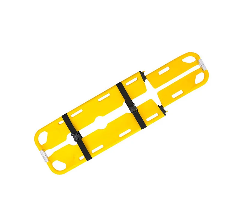 YA-SC03 Adjustable Lightweight  Plastic Scoop Stretcher Yellow