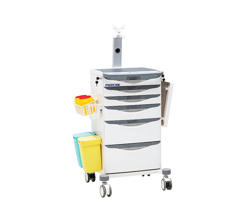 MK-PC06 Mobile Hospital Computer Cart on Wheels