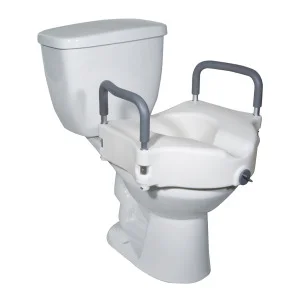 2-in-1 Locking Raised Toilet Seat with Tool-free Removable Arms | Raised ToiletSeats | Bath Safety | Products | Henyuan Medical