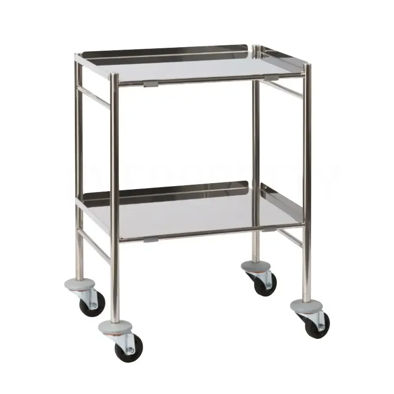 Reversible Shelf Stainless Steel Trolley | DIAGNOSIS & TREATMENT SECTIONWholesaleFurniture