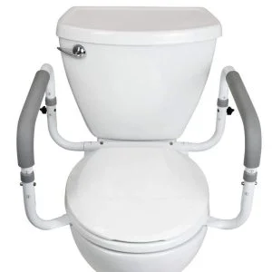 Vive Health Compact Toilet Rail | HomeCare Hospital Beds