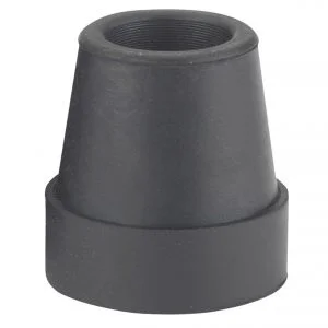 Drive Medical Large Base Quad Cane Tips - 3/4" - Black