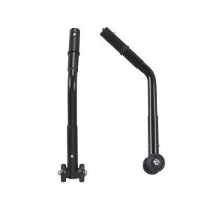 Drive Medical Adjustable Universal Wheelchair Anti Tipper with Wheels - Black - 1 Pair