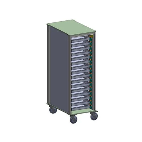 Sliding Door Storage Trolley - China Medical Furniture and Equipment Manufacturer