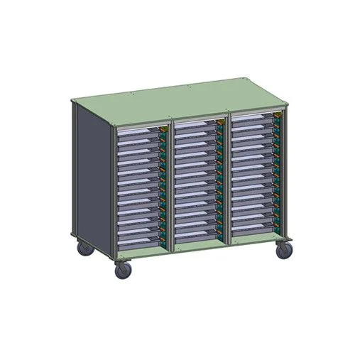 Sliding Door Storage Trolley - China Medical Furniture and Equipment Manufacturer
