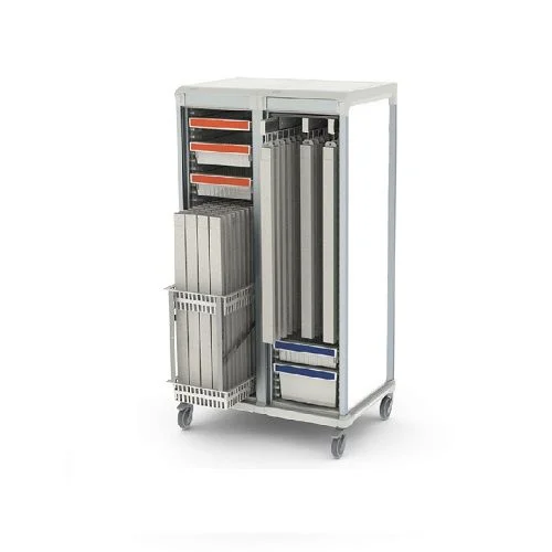 Sliding Door Storage Trolley with ISO Tray - China Medical Furniture and Equipment Manufacturer