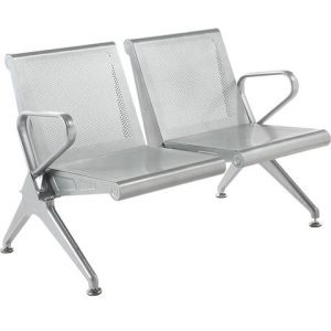 3-Seater Stainless Steel Waiting Chair For Airport
